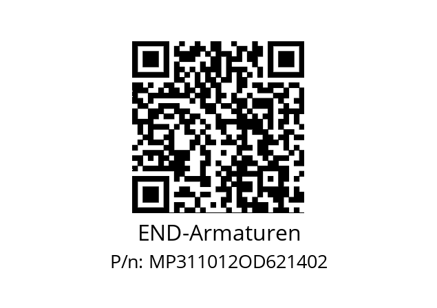   END-Armaturen MP311012OD621402