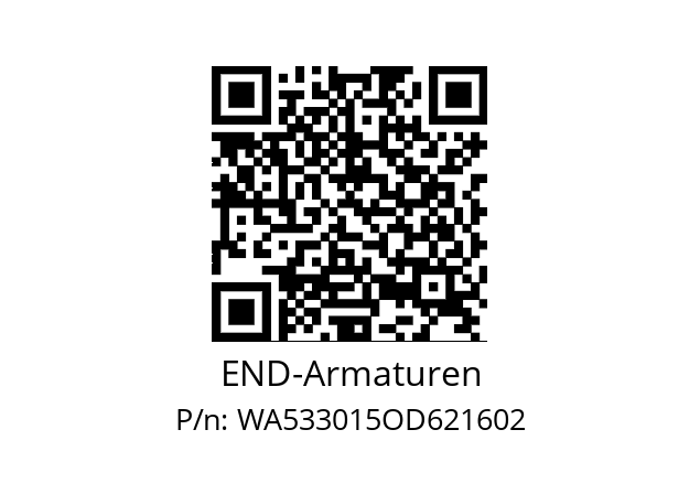   END-Armaturen WA533015OD621602