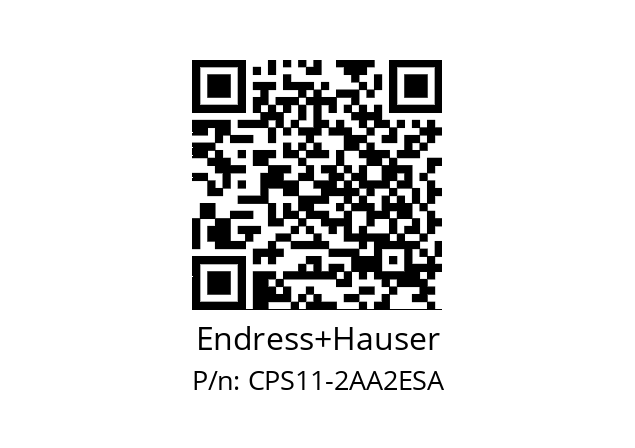   Endress+Hauser CPS11-2AA2ESA