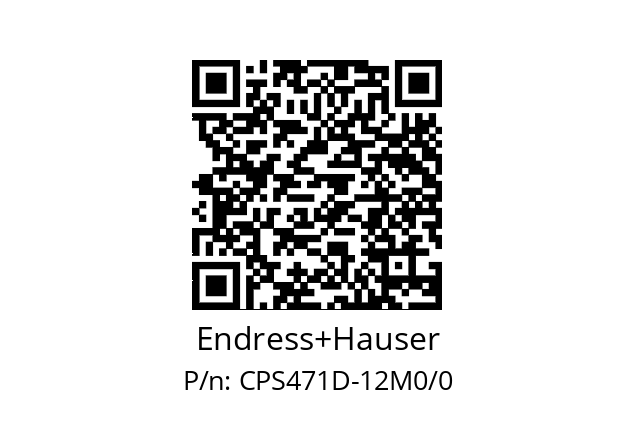  CPS471D-721K Endress+Hauser CPS471D-12M0/0