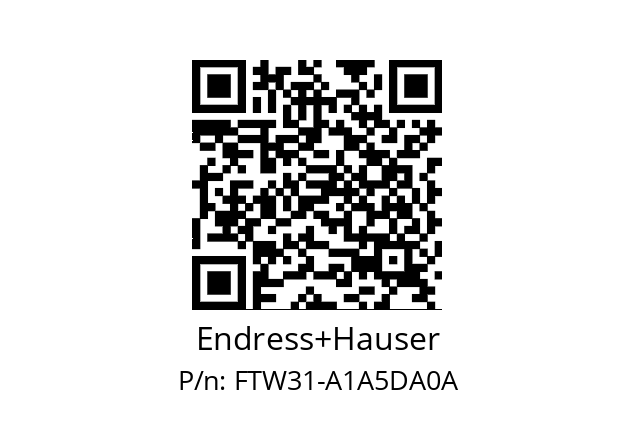   Endress+Hauser FTW31-A1A5DA0A