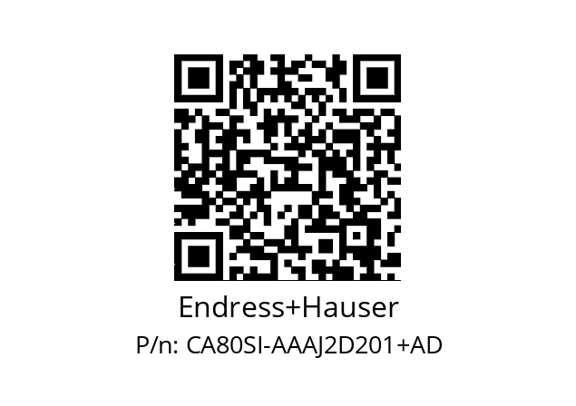   Endress+Hauser CA80SI-AAAJ2D201+AD