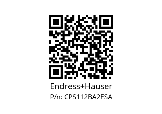   Endress+Hauser CPS112BA2ESA