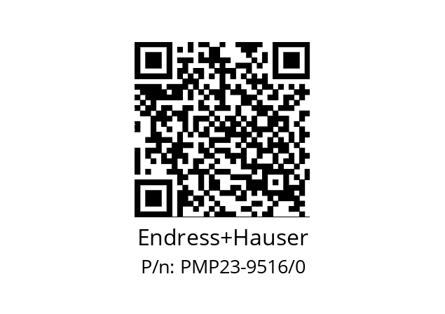   Endress+Hauser PMP23-9516/0