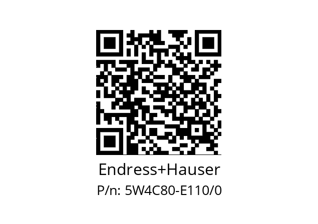   Endress+Hauser 5W4C80-E110/0