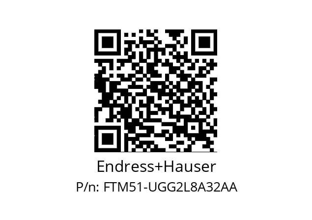   Endress+Hauser FTM51-UGG2L8A32AA