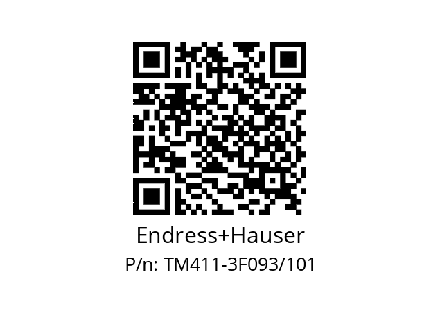   Endress+Hauser TM411-3F093/101