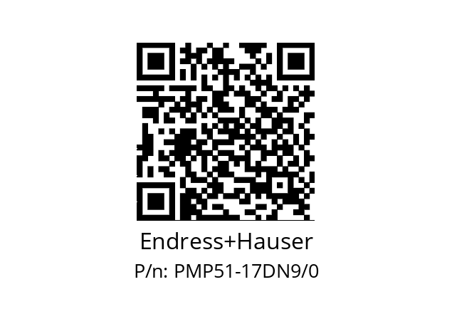   Endress+Hauser PMP51-17DN9/0