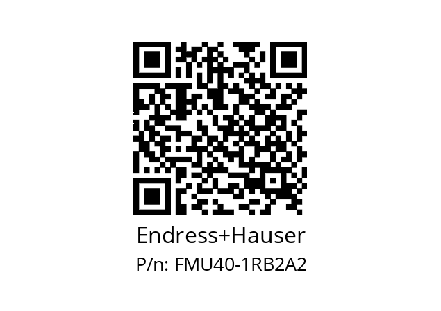   Endress+Hauser FMU40-1RB2A2