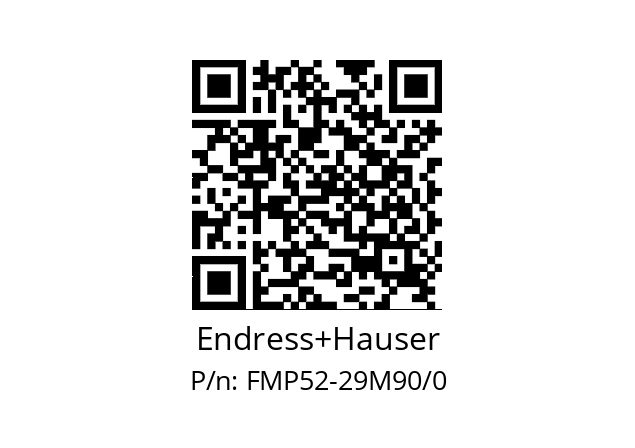   Endress+Hauser FMP52-29M90/0