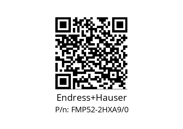   Endress+Hauser FMP52-2HXA9/0