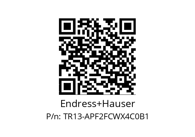   Endress+Hauser TR13-APF2FCWX4C0B1