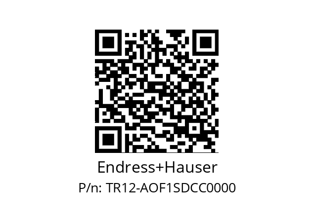   Endress+Hauser TR12-AOF1SDCC0000