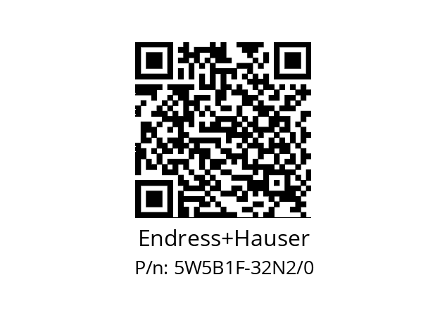   Endress+Hauser 5W5B1F-32N2/0