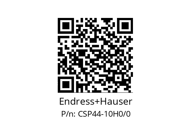   Endress+Hauser CSP44-10H0/0