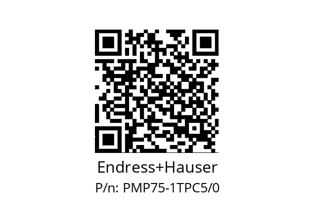   Endress+Hauser PMP75-1TPC5/0