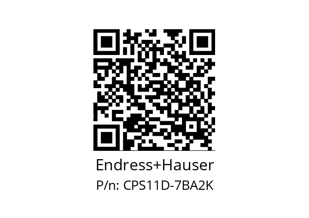   Endress+Hauser CPS11D-7BA2K