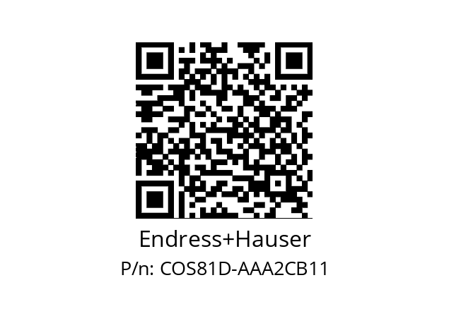   Endress+Hauser COS81D-AAA2CB11