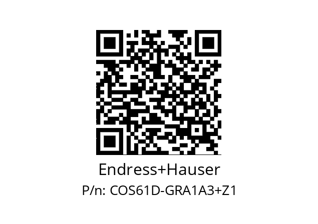   Endress+Hauser COS61D-GRA1A3+Z1