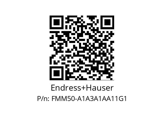   Endress+Hauser FMM50-A1A3A1AA11G1