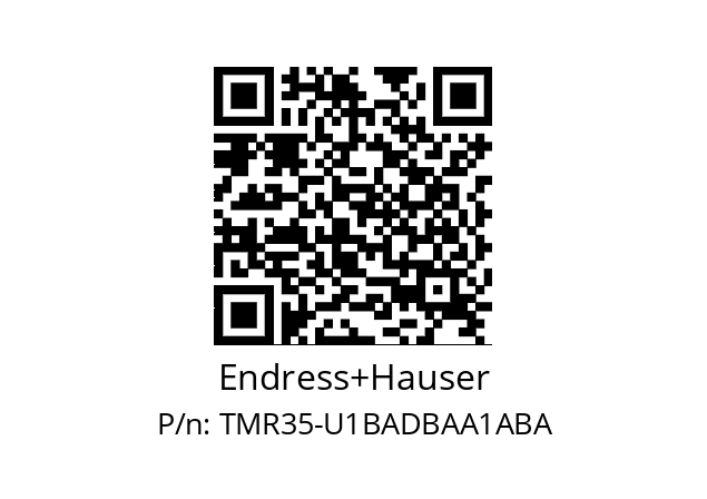   Endress+Hauser TMR35-U1BADBAA1ABA