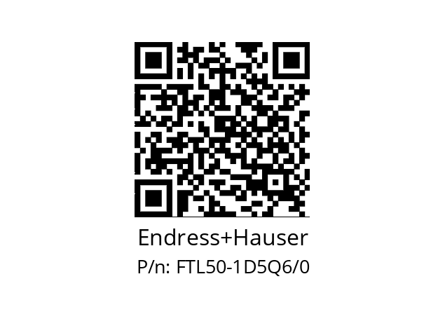   Endress+Hauser FTL50-1D5Q6/0