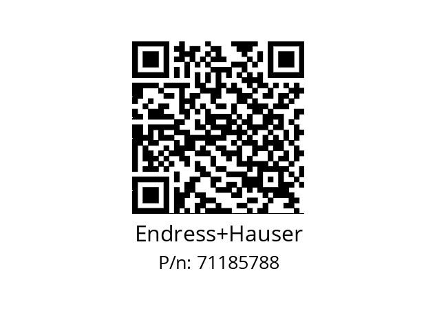   Endress+Hauser 71185788