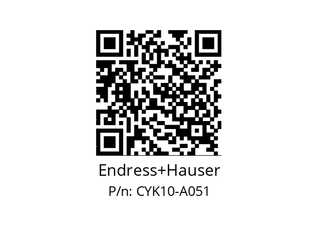   Endress+Hauser CYK10-A051