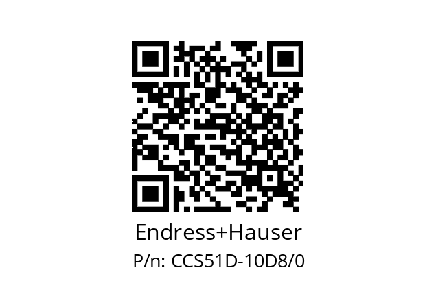   Endress+Hauser CCS51D-10D8/0