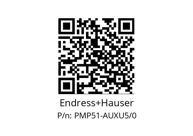   Endress+Hauser PMP51-AUXU5/0