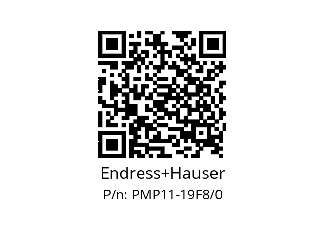   Endress+Hauser PMP11-19F8/0