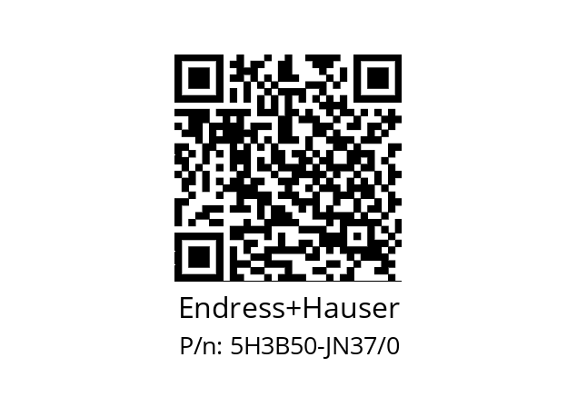   Endress+Hauser 5H3B50-JN37/0