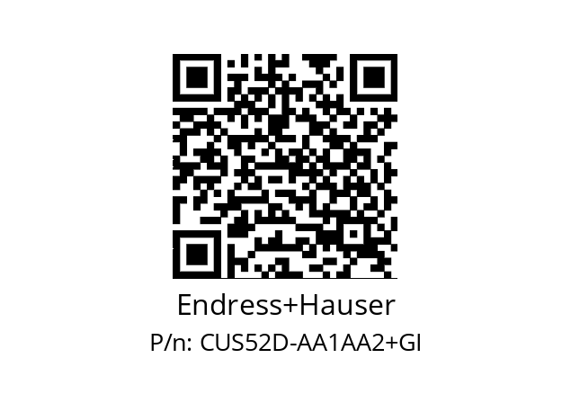   Endress+Hauser CUS52D-AA1AA2+GI