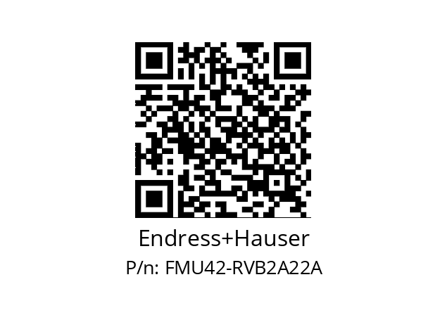   Endress+Hauser FMU42-RVB2A22A