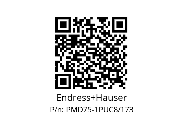   Endress+Hauser PMD75-1PUC8/173