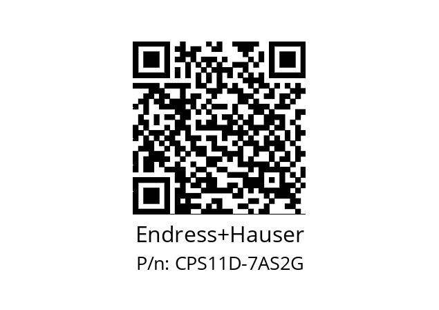   Endress+Hauser CPS11D-7AS2G