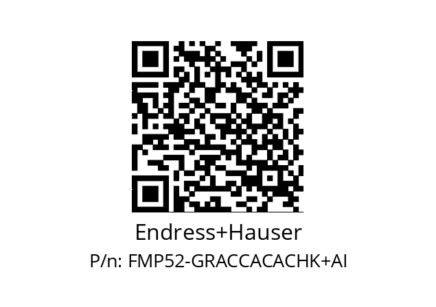   Endress+Hauser FMP52-GRACCACACHK+AI