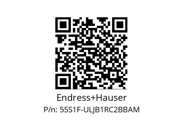   Endress+Hauser 55S1F-ULJB1RC2BBAM