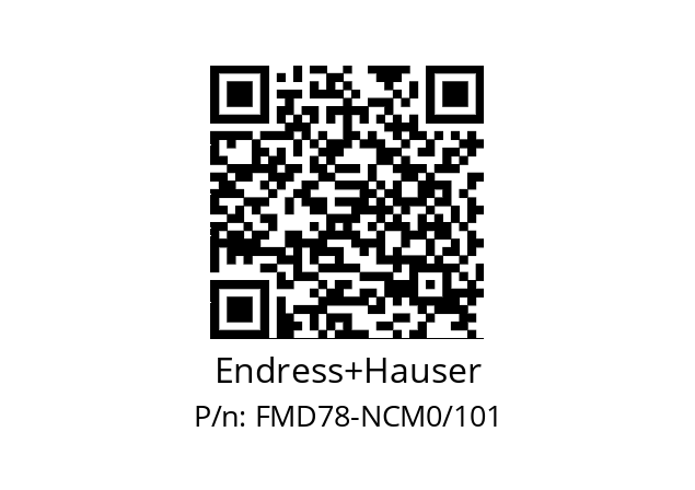   Endress+Hauser FMD78-NCM0/101