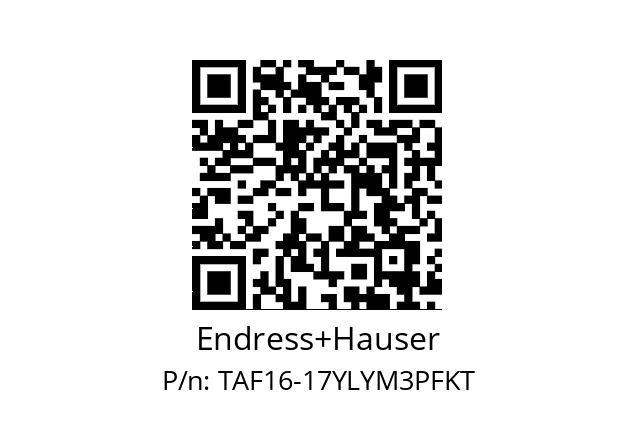   Endress+Hauser TAF16-17YLYM3PFKT