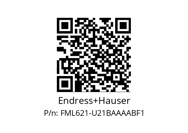   Endress+Hauser FML621-U21BAAAABF1