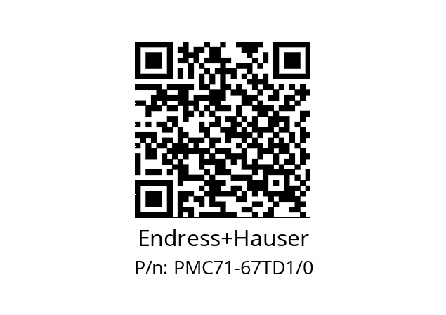   Endress+Hauser PMC71-67TD1/0