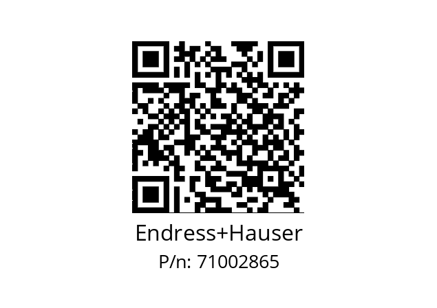   Endress+Hauser 71002865