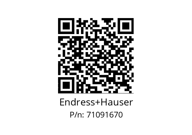   Endress+Hauser 71091670