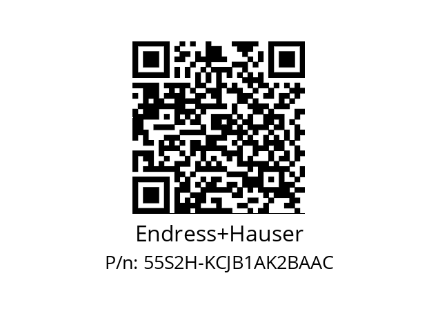   Endress+Hauser 55S2H-KCJB1AK2BAAC