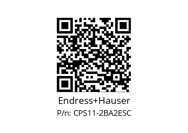   Endress+Hauser CPS11-2BA2ESC