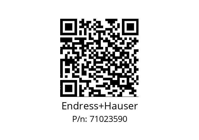   Endress+Hauser 71023590