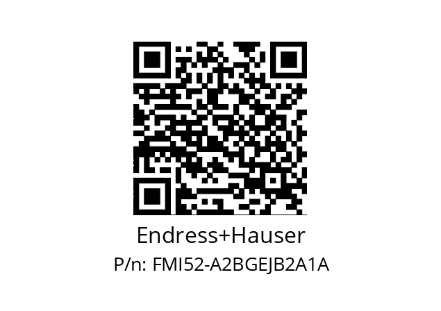   Endress+Hauser FMI52-A2BGEJB2A1A