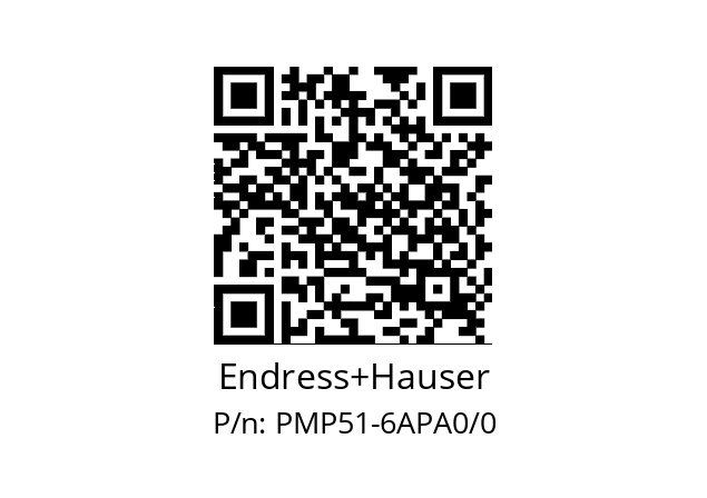   Endress+Hauser PMP51-6APA0/0