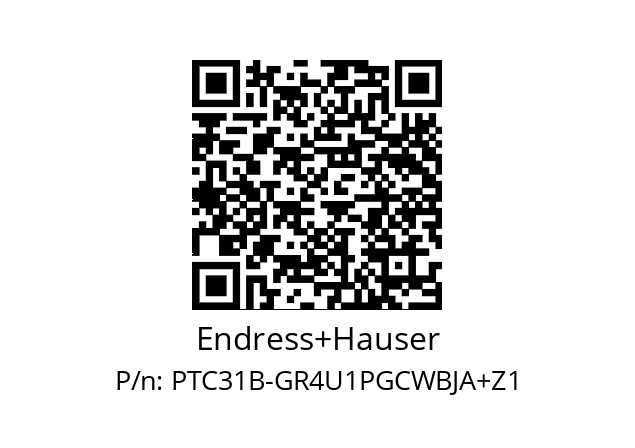   Endress+Hauser PTC31B-GR4U1PGCWBJA+Z1